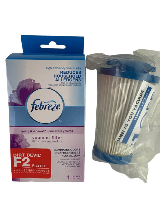 Febreze Spring & Renewal Vacuum Filter Dirt Devil F2