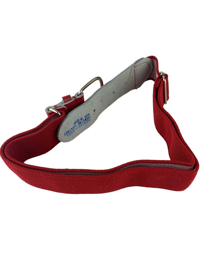 One Size Unisex Adult New Baseball Adjustable Red Belt Elastic