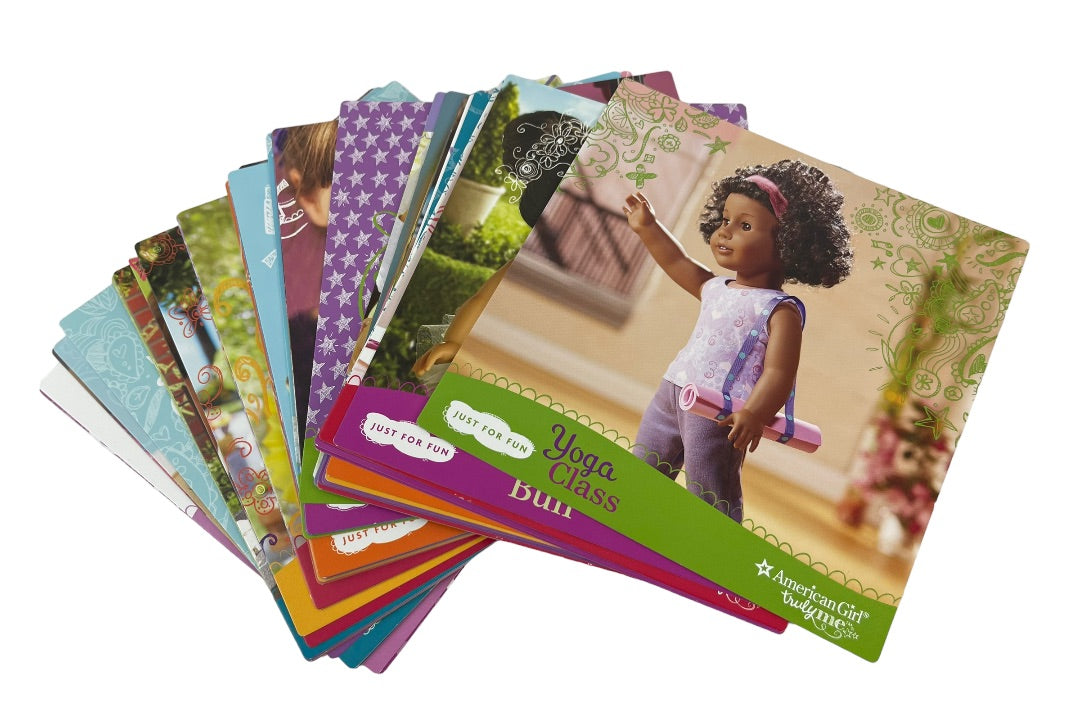 American Girl Truly Me Pick a Color Choose an Activity Wheel Craft Cards Included 2015