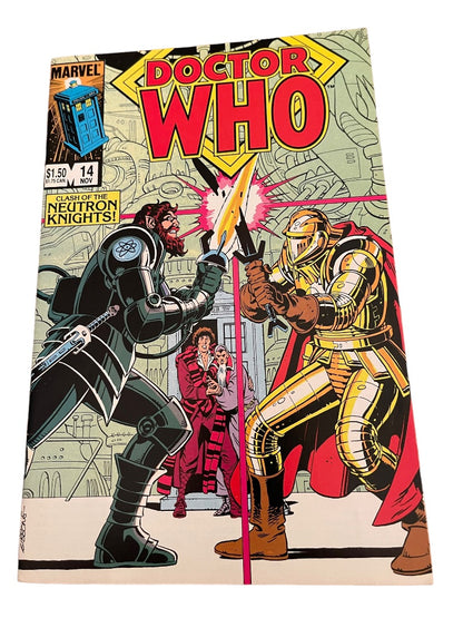 Marvel Doctor Who #14 Marvel Comic, The Neutron Knights