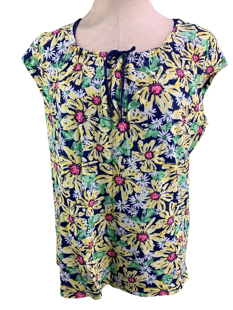 Medium Petite Carol Hochman Women's Sleepwear Shirts Cami and Tshirt Floral