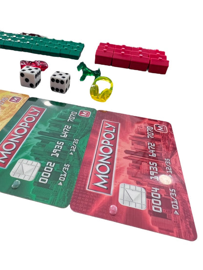 Monopoly Electronic Banking Replacement Game Pieces 2013 credit cards house hotel