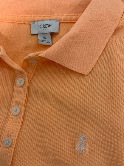 Small J.Crew Peach Color Sleeveless Women's Collared Golf Polo Shirt