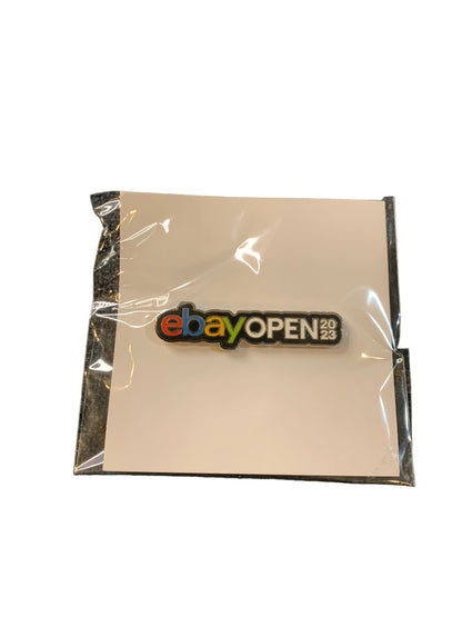 Ebayana Ebay Open 2023 Swag Bar Lapel Dual Pin Logo 2"