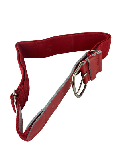 One Size Unisex Adult New Baseball Adjustable Red Belt Elastic