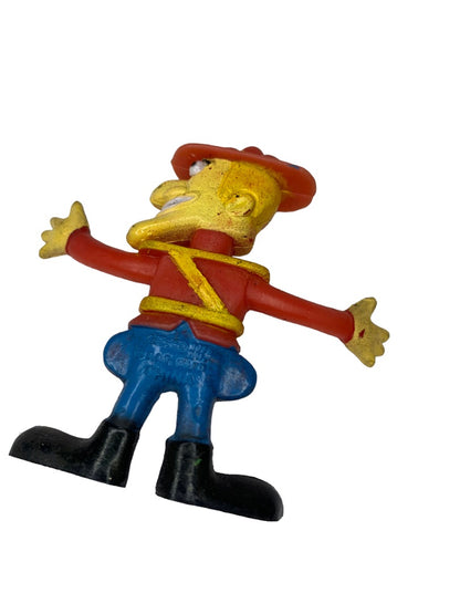 Vintage 1986 Jesco Dudley Do-Right Bendy Figurine Rocky & Bullwinkle 2.5"