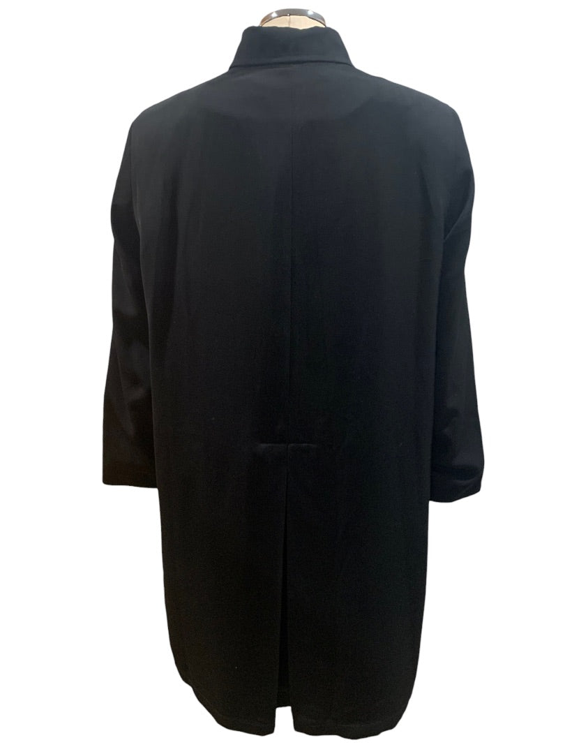 12 Anne Klein Women's Black Removable Lining Trench Coat
