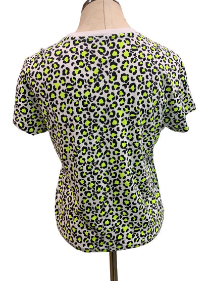 Medium Z Supply Women's Cheetah Print Short Sleeve Crew Neck Tshirt