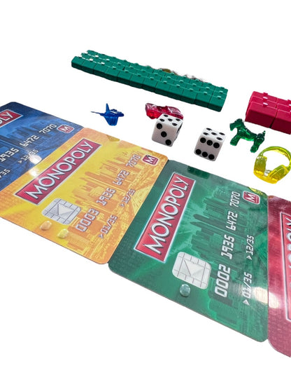 Monopoly Electronic Banking Replacement Game Pieces 2013 credit cards house hotel