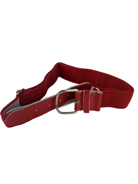 One Size Unisex Adult New Baseball Adjustable Red Belt Elastic