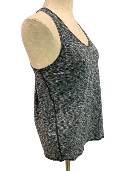 XS Unbranded Women's Gray Space Dye Workout Tank Top Racerback