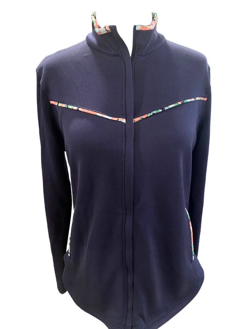 M Pebble Beach Navy Dry-Luxe Performance Tennis Jacket