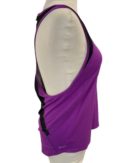 Medium Nike Dri-Fit Purple Racer Back Tank Top Athletic Wear