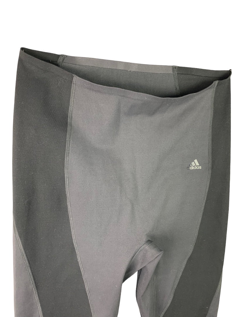 Small Adidas Yoga 4 Elements Women's Dark Gray Leggings HD4484 Ankle Length