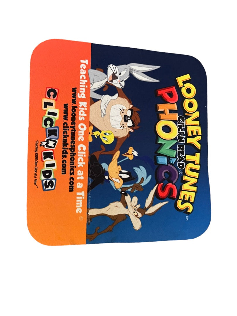 Looney Tunes ClickN Read Phonics Mouse Pad 8" x 7" Bugs Bunny Tweety