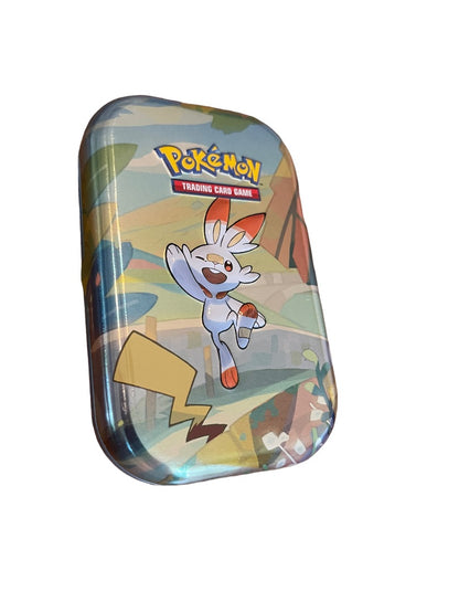 Pokemon Galar Pals Mini Tin Scorbunny #813  XY Evolutions Tin with Card