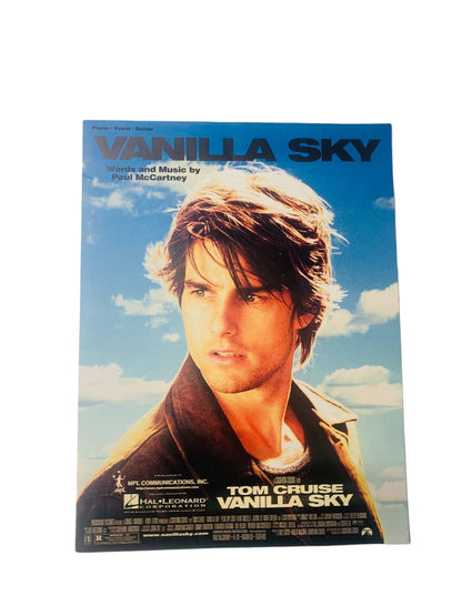 Tom Cruise Vanilla Sky Paul McCartney Piano Vocal Guitar Sheet Music Vintage