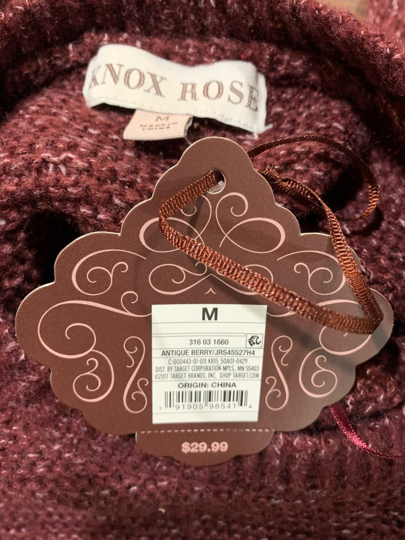 Medium Knox Rose New Merlot Sweater Women's Waist Length Soft