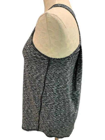 XS Unbranded Women's Gray Space Dye Workout Tank Top Racerback