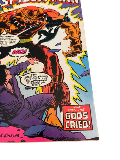 Marvel Spider-Man #111 And The Gods Cried Buckler