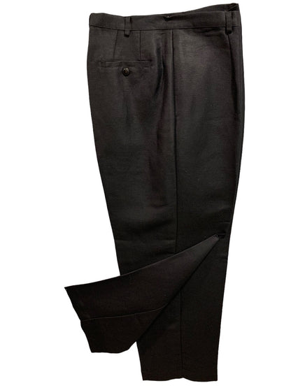 Size 12P Emma James Petite New Women's Black Linen Blend Dress Pants