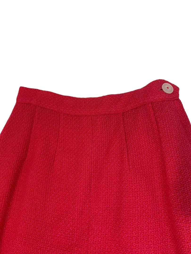 XS Filbron's Bethlehem Hot Pink Vintage 1950s Skirt Suit Stefan Briarbrook