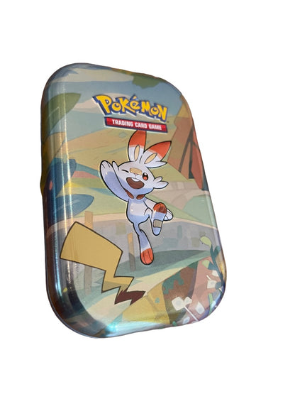 Pokemon Galar Pals Mini Tin Scorbunny #813  XY Evolutions Tin with Card