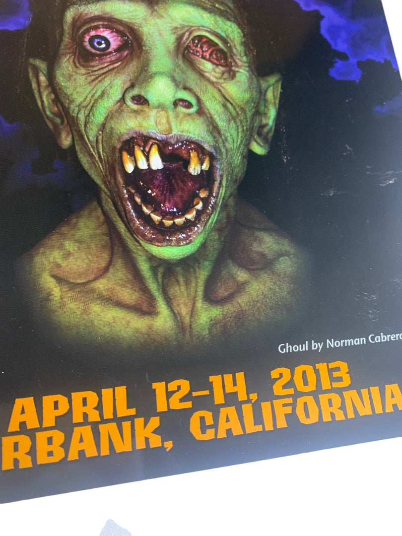 Monsterpalooza Official Souvenir Program April 12-14 2013 Burbank California