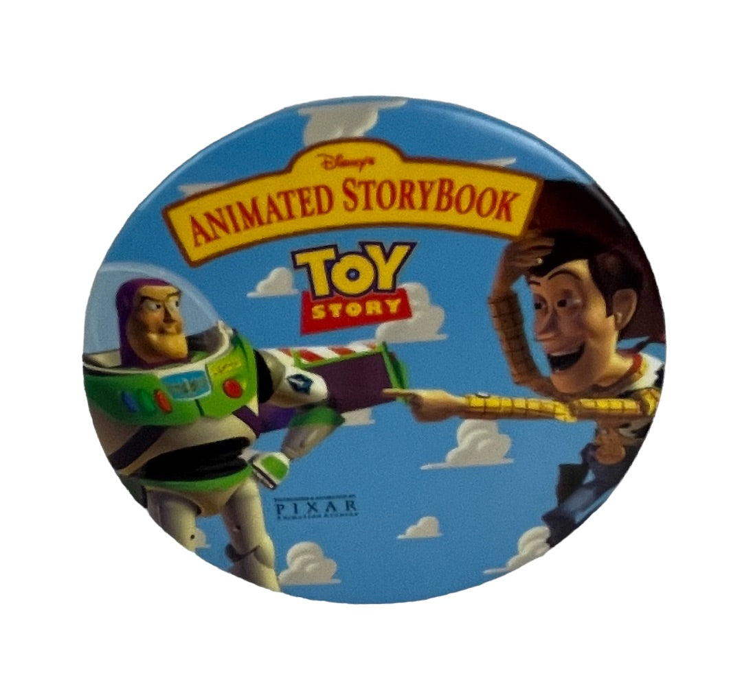 Disney's Animated Story Book Promotional Toy Story 3" Button Pinback Pixar