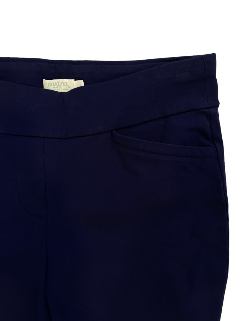 Small Navy Blue Spartina Maren Pants Pull On Straight