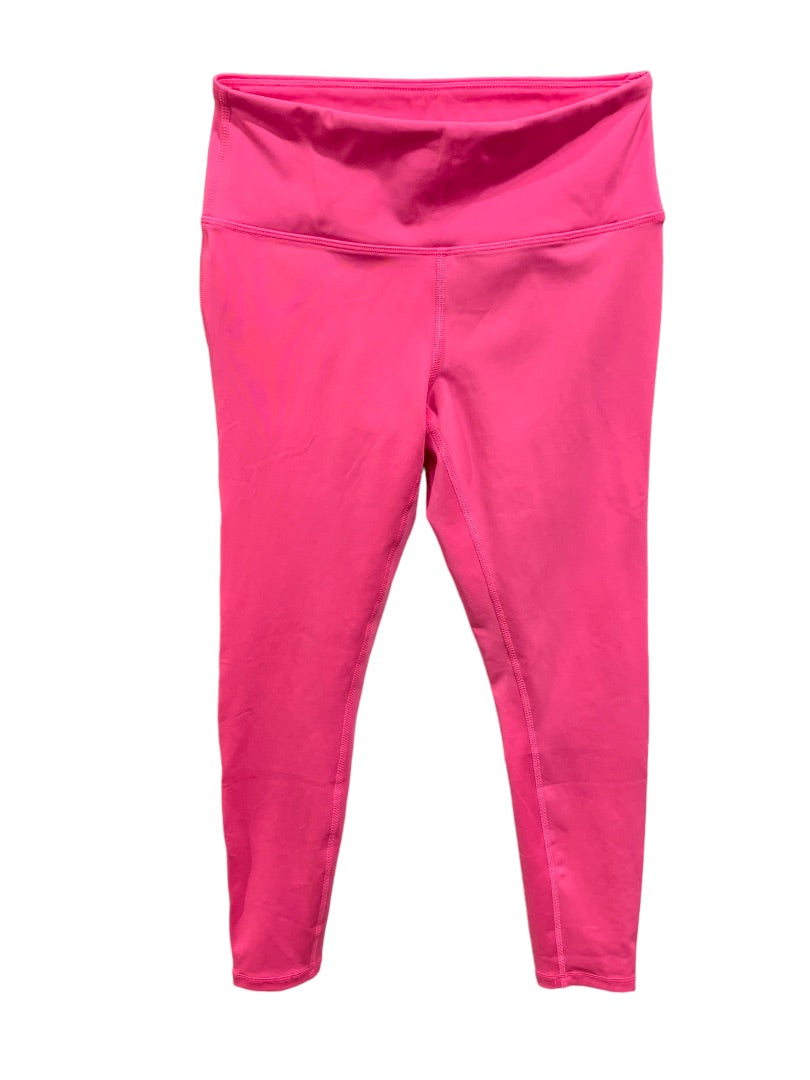 Small Amazon Essentials Hot Pink Activewear Leggings 26.5 Inch Inseam