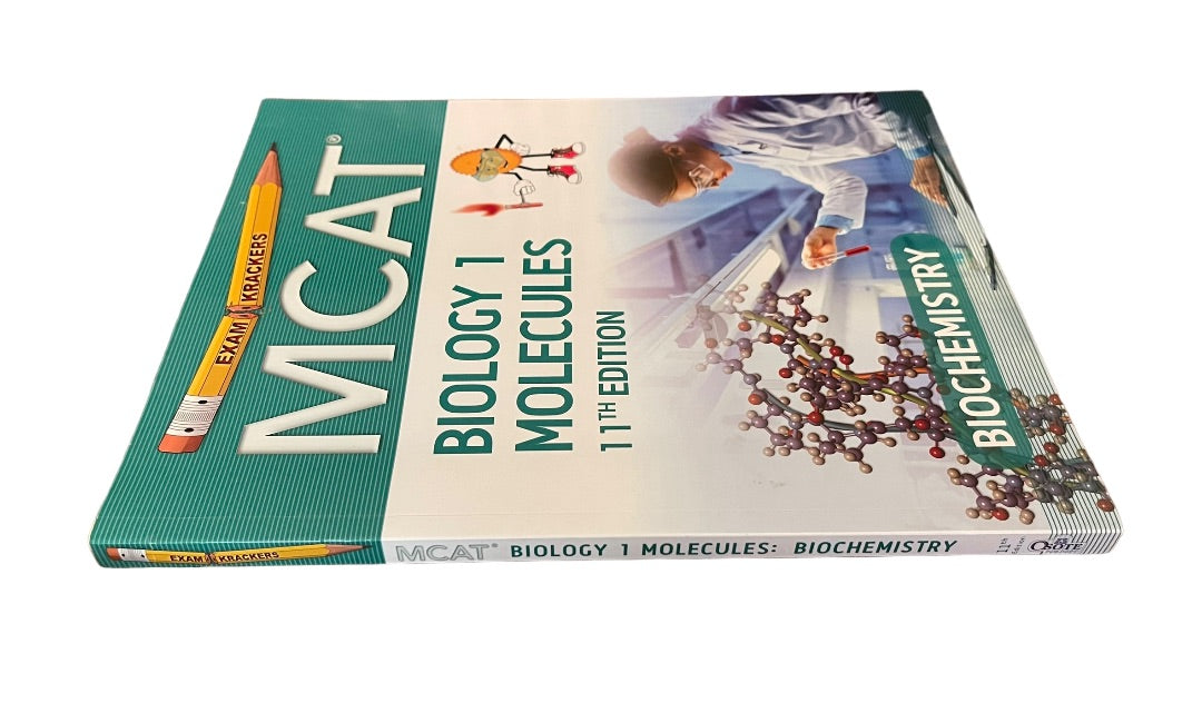 Examkrackers MCAT Biology 1 Molecules 11th Edition Biochemistry MCAT Preparation