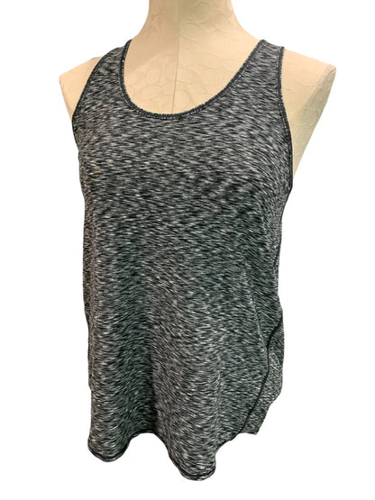 XS Unbranded Women's Gray Space Dye Workout Tank Top Racerback