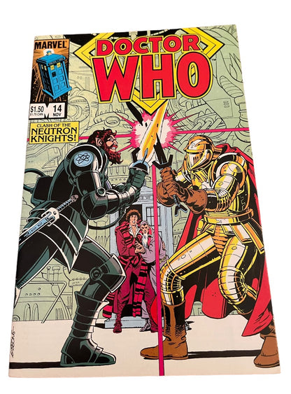 Marvel Doctor Who #14 Marvel Comic, The Neutron Knights