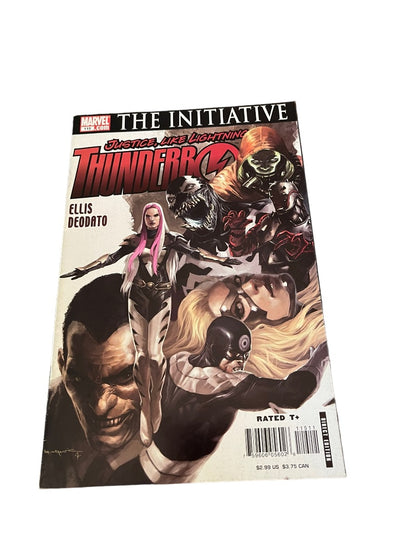 Marvel Thunderbolts #115 Justice Like Lightning The Initiative Ellis Deodate