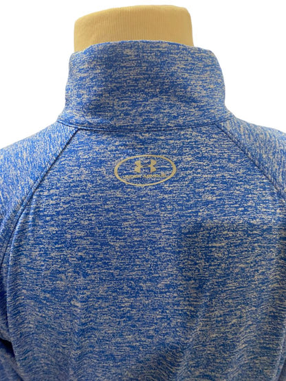 Large Under Armour Blue 1/4 Zip Jacket Layer