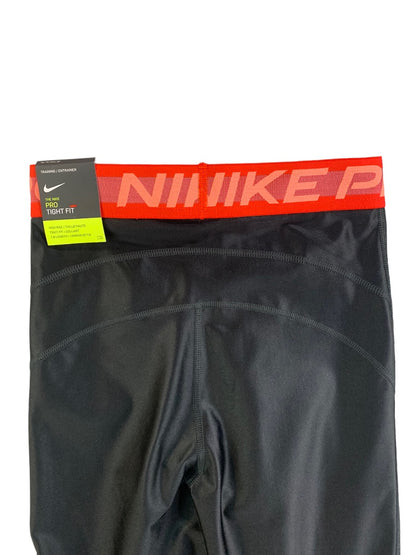 XS Nike Pro Women's Black Tights Training Gym 7/8 Leggings DA0570-010 New