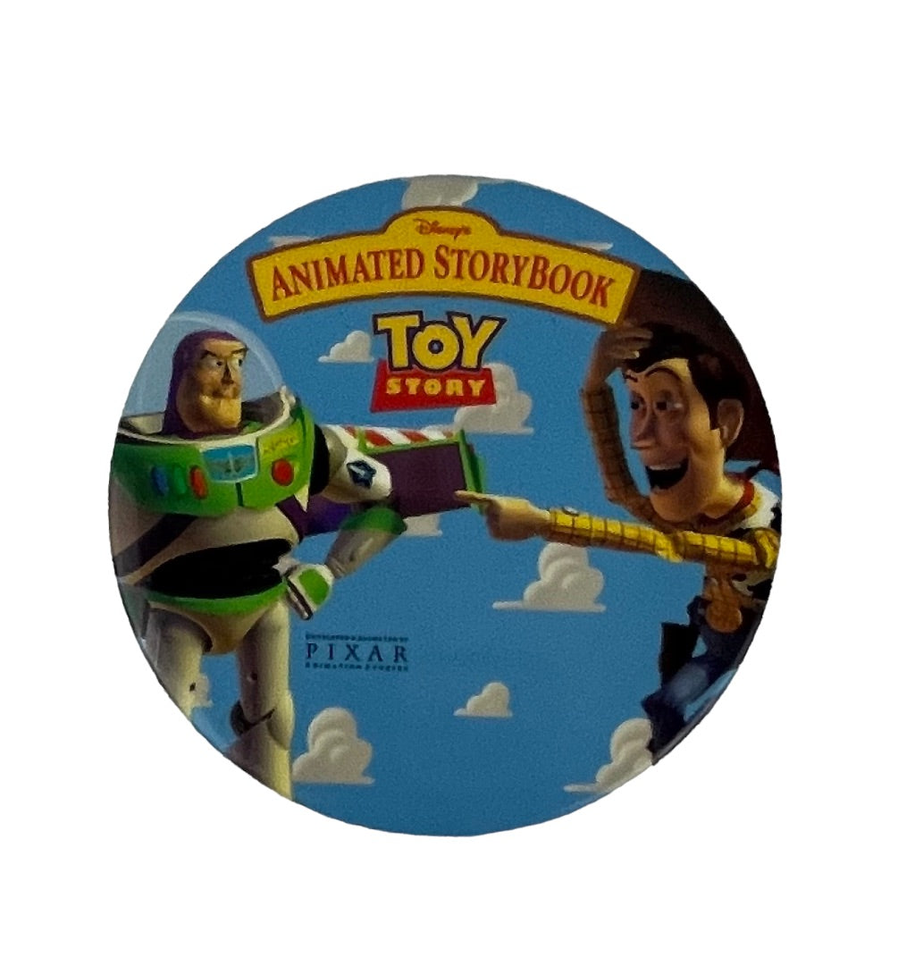 Disney's Animated Story Book Promotional Toy Story 3" Button Pinback Pixar