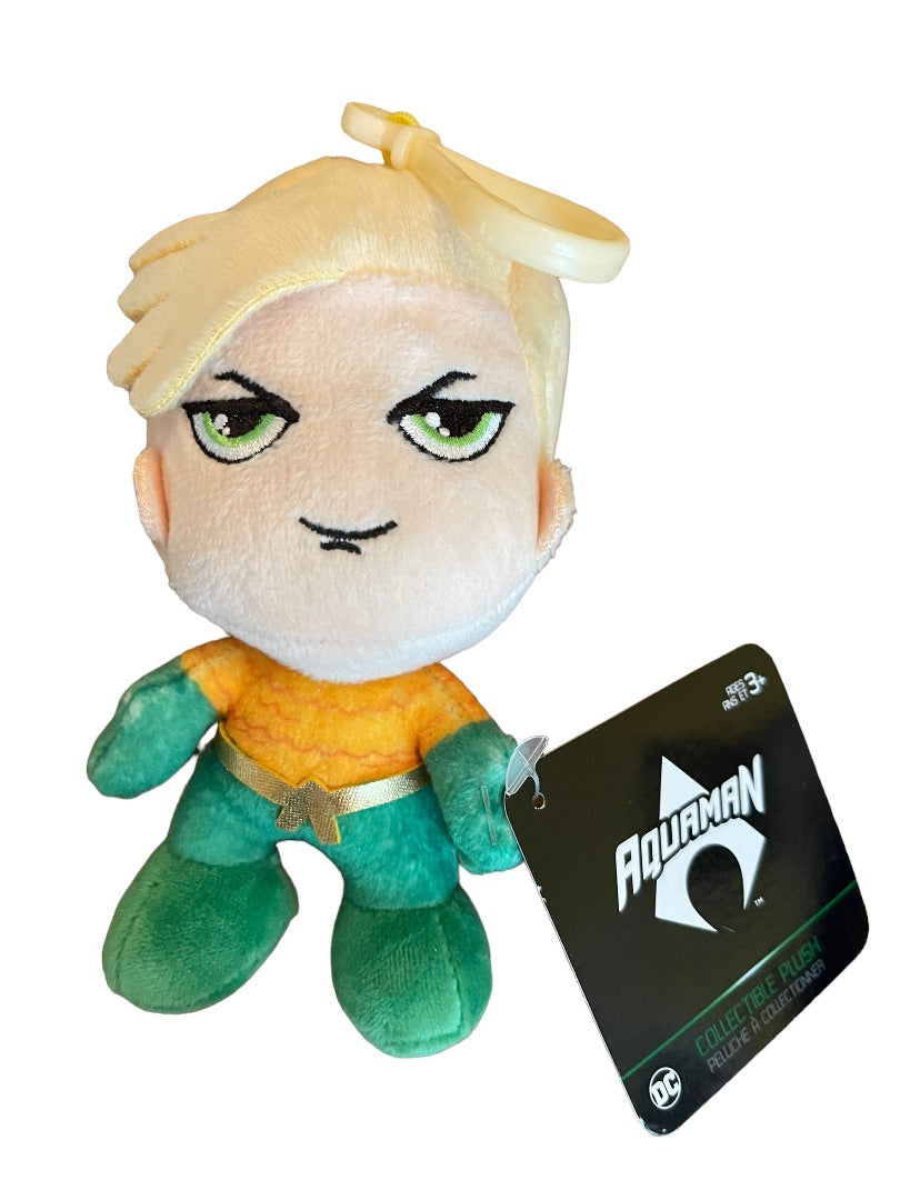 DC Comics Heroez Clipz Aquaman Plush Bag Clip New