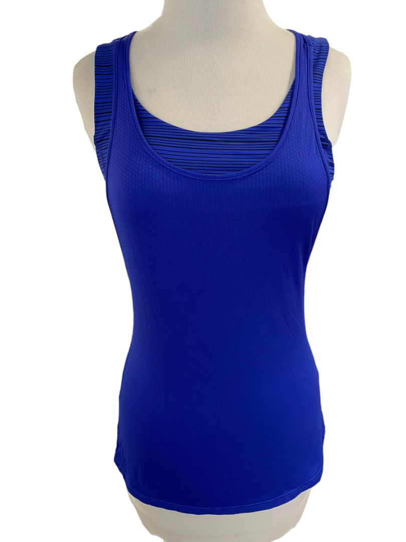 XS Lululemon Built In Bra Tank Top Blue