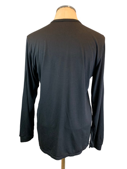 Medium 32 Degrees Heat Women's Black Base Layer Long Sleeve Top