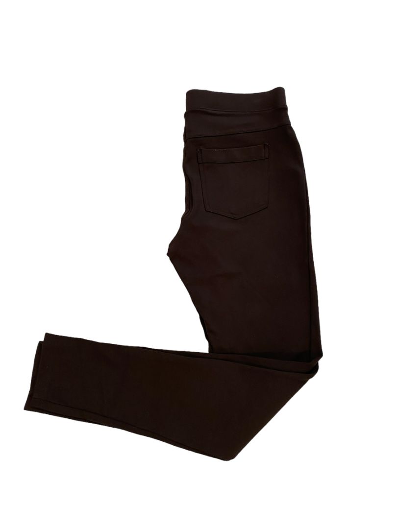 Medium Hue Dark Brown Soft Leggings No Pockets