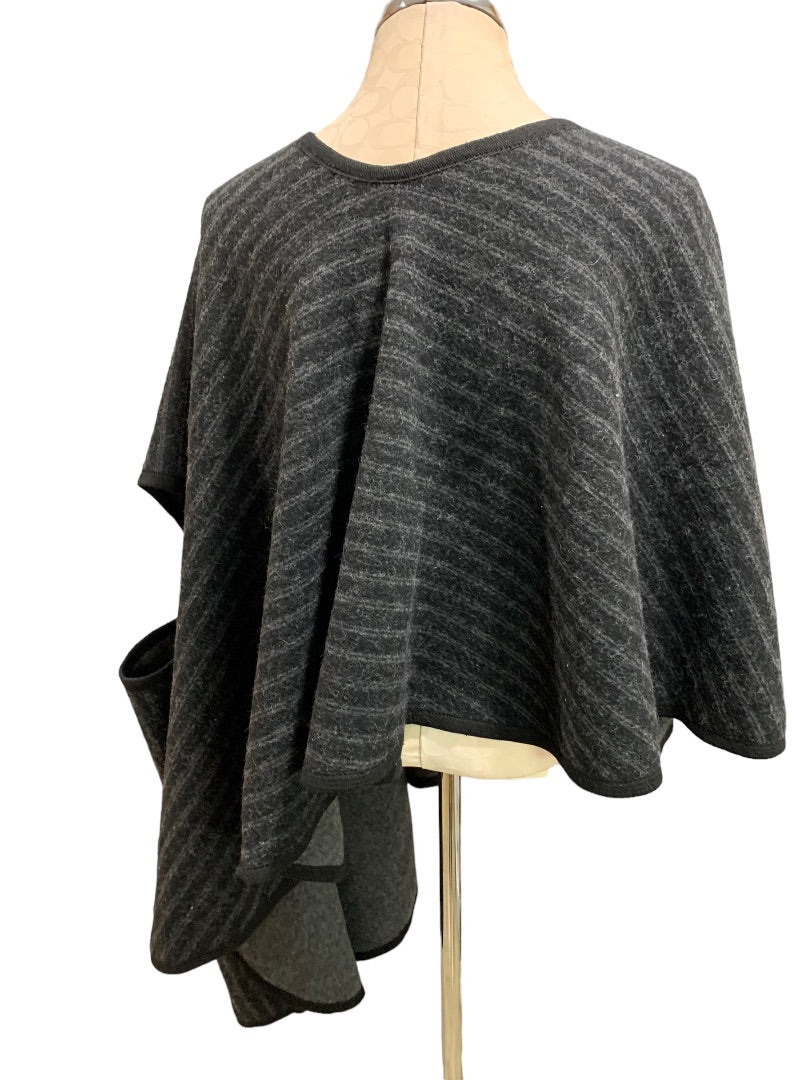 One Size Life is Beautiful Women's Sweater Poncho New Arm Hole