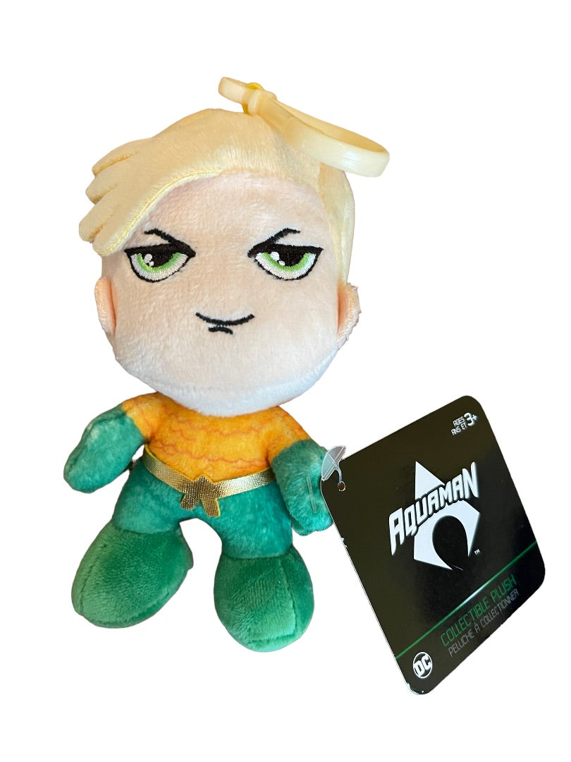 DC Comics Heroez Clipz Aquaman Plush Bag Clip New