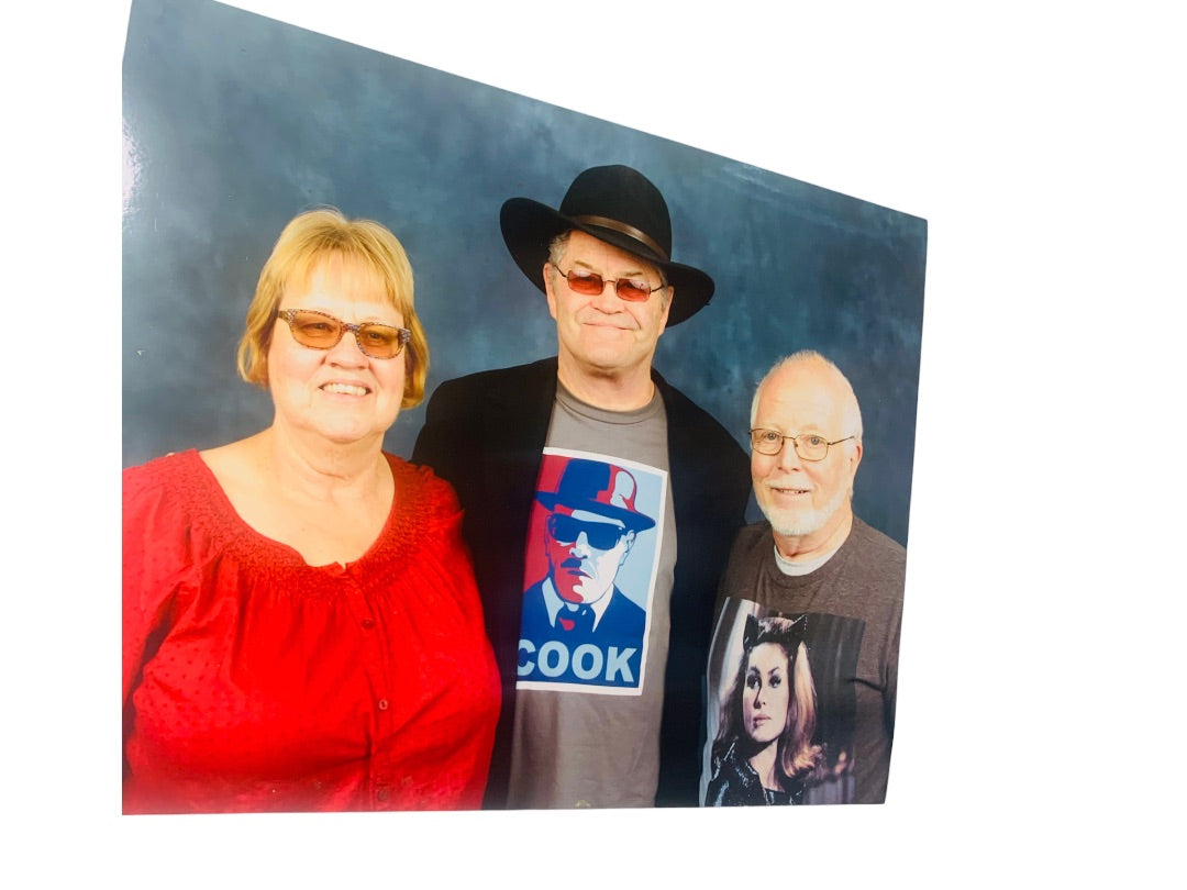 Mickey Dolenz with Fans Photo 8 x 10 Glossy Promotional Woman and Man