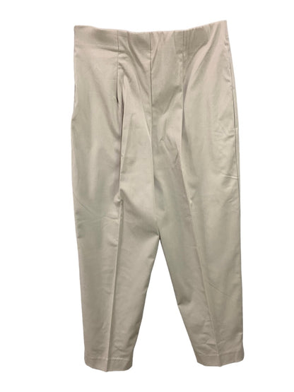 Size 12P Briggs Petite Women's New Stretch Khakis Back Zip Elastic Waist