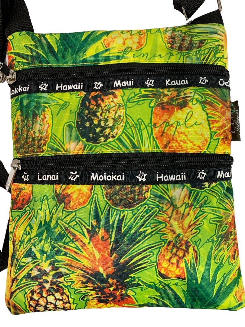 CCo Islands Crossbody Hawaii Pineapple Print New Travel Bag Purse