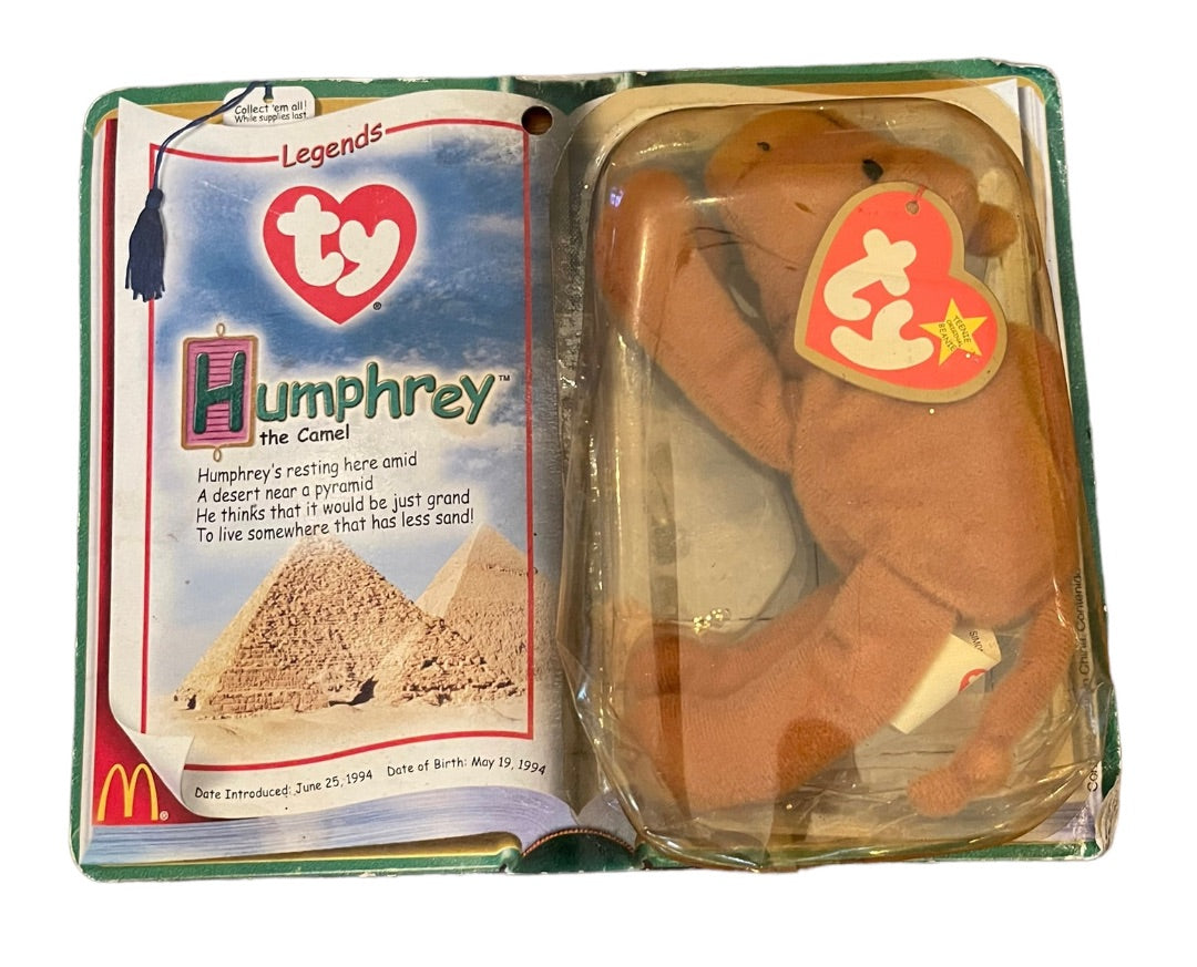 Humphrey the Camel Ty Teenie Beanie Baby Legends McDonald's 1994