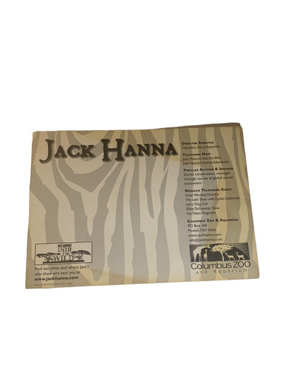 Jack Hanna Autograph Signed 5" x 7" Postcard Photo Columbus Zoo