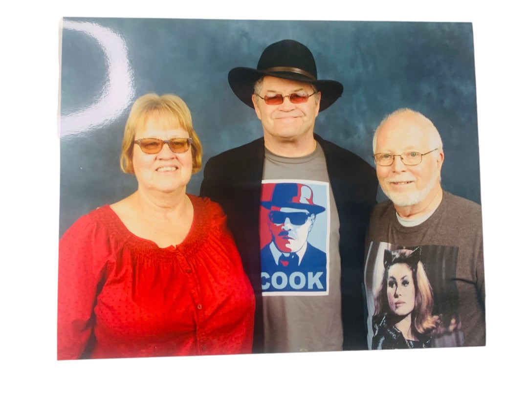 Mickey Dolenz with Fans Photo 8 x 10 Glossy Promotional Woman and Man